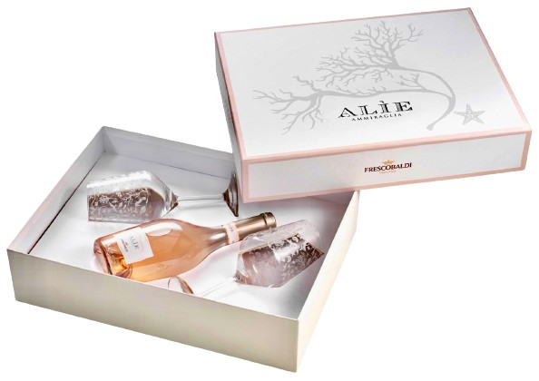 Confezione atmosfere alié + 2 calici Marchesi Frescobaldi