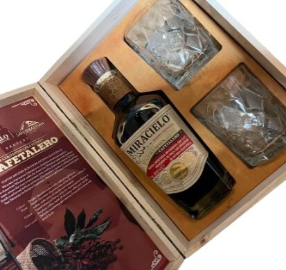 Confezione regalo Miracielo cafetal + 2 bicchieri