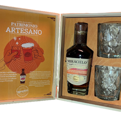 confezione rum miracielo + 2 bicchieri