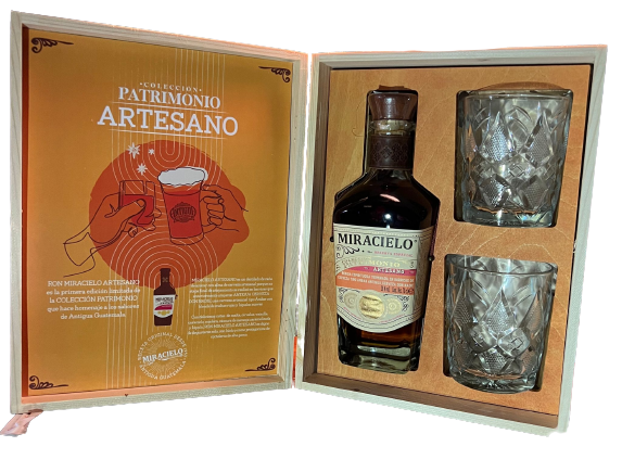 confezione rum miracielo + 2 bicchieri