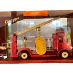Grappa in vetro soffiato camioncino dei pompieri Gagliano Marcati