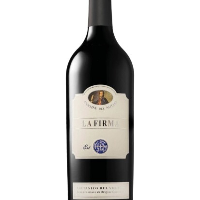 La firma vino rosso doc  cantine del notaio  2018