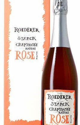 louis roederer rosè 'starck edition ' brut nature champagne