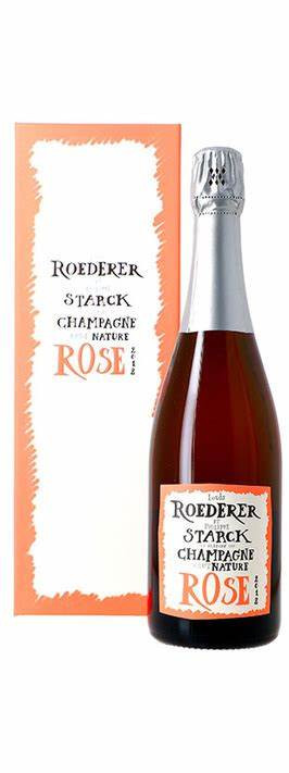louis roederer rosè 'starck edition ' brut nature champagne