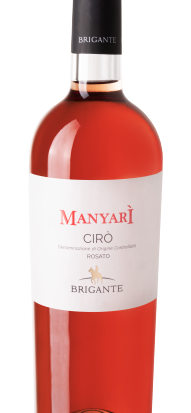Manyari'  vino rosè cantina Brigante 2023