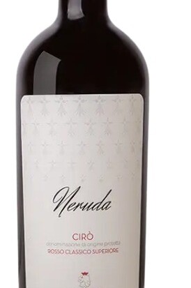 Neruda vino rosso dop cantine Baroni Capoano