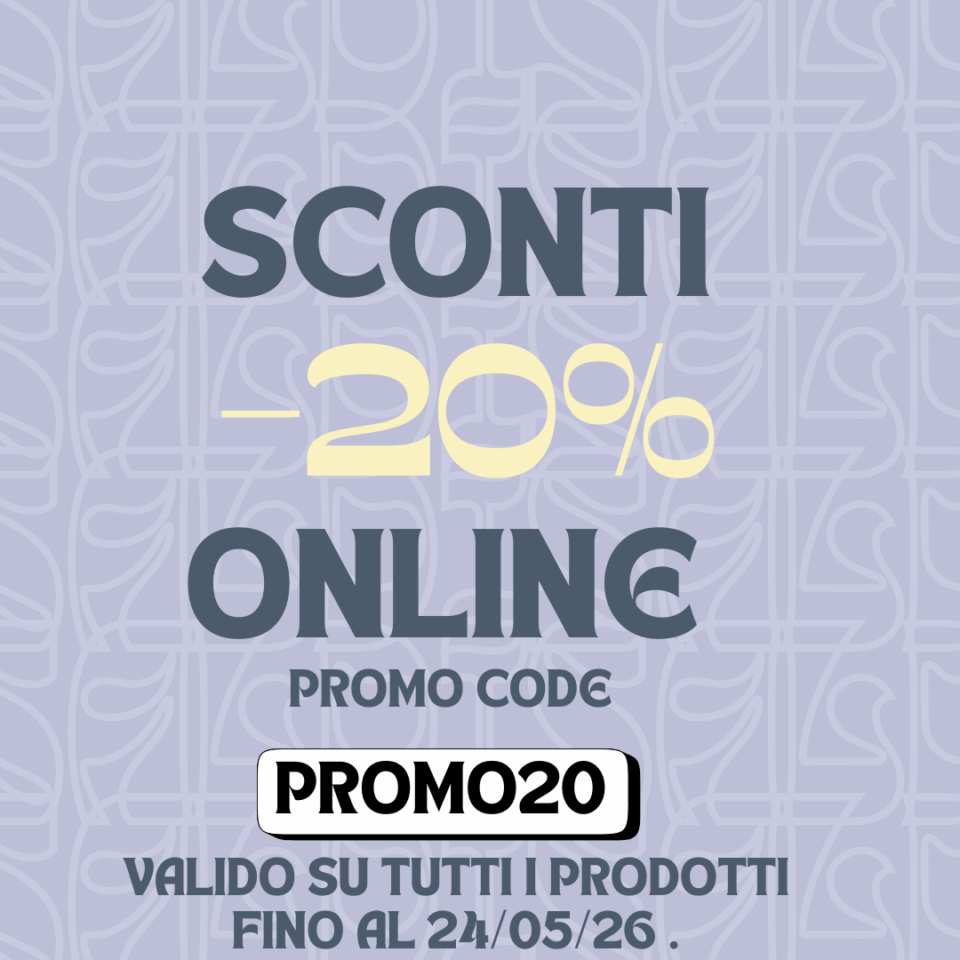 ANNUNCIO SCONTO -20%