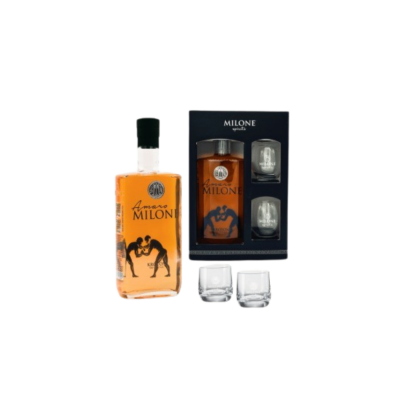 Amaro Milone gift box + bicchieri