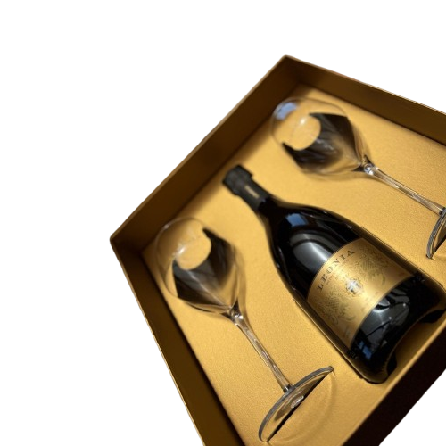 Confezione regalo Leonia + 2 calici