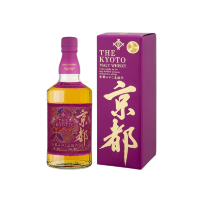 Kyoto whisky viola Murasaki-obi