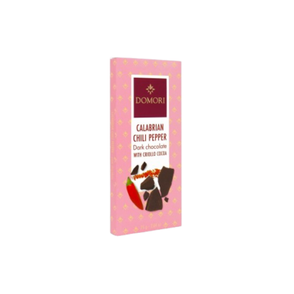 Tavoletta fondente e peperoncino Calabrese 75g Domori