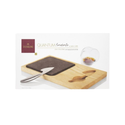 Quantum fondente maxi con tagliere e coltello Domori