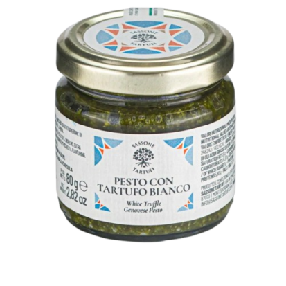 Pesto con tartufo bianco 80g Sassone