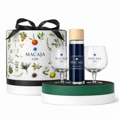 Gin Macaja navy + 2 bicchieri